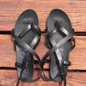 Blowfish black sandals